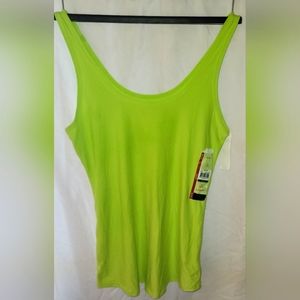 No Boundaries Women's Scoop Neck Tank Top Sz M 7-9 Lime Green